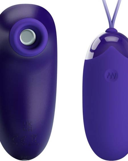 PRETTY LOVE - ESTIMULADOR Y HUEVO PORTATIL