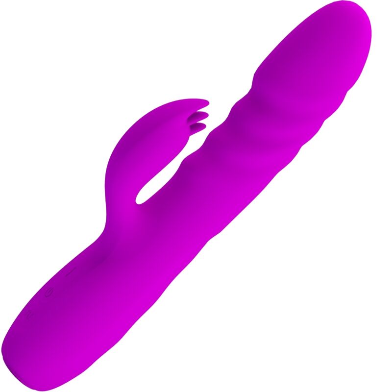 Vibrador coelho recarregável roxo Pretty Love Melanie