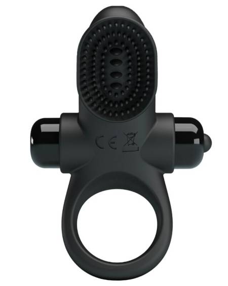Anel vibrador II para pénis preto