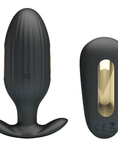 Kelly Plug Anal Vibrador Recarregável Preto