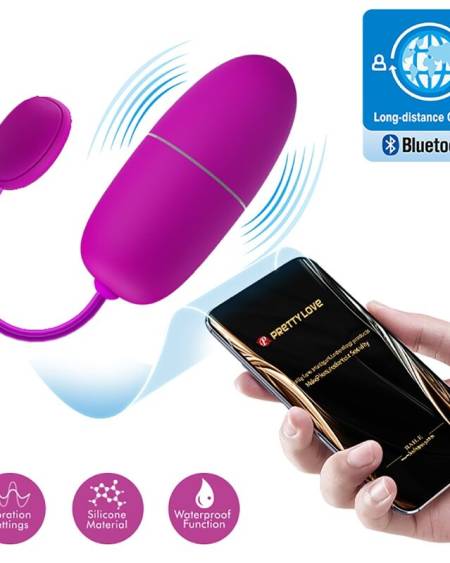 PRETTY LOVE - NYMPH HUEVO VIBRADOR CONTROLADO POR APP VIOLETA