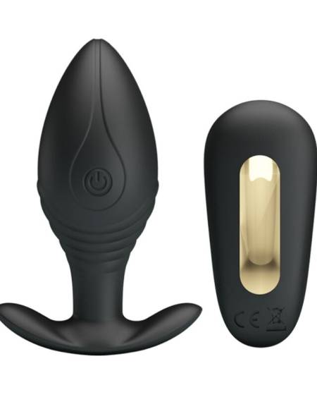 Plug anal vibrador recarregável em silicone Pretty Love