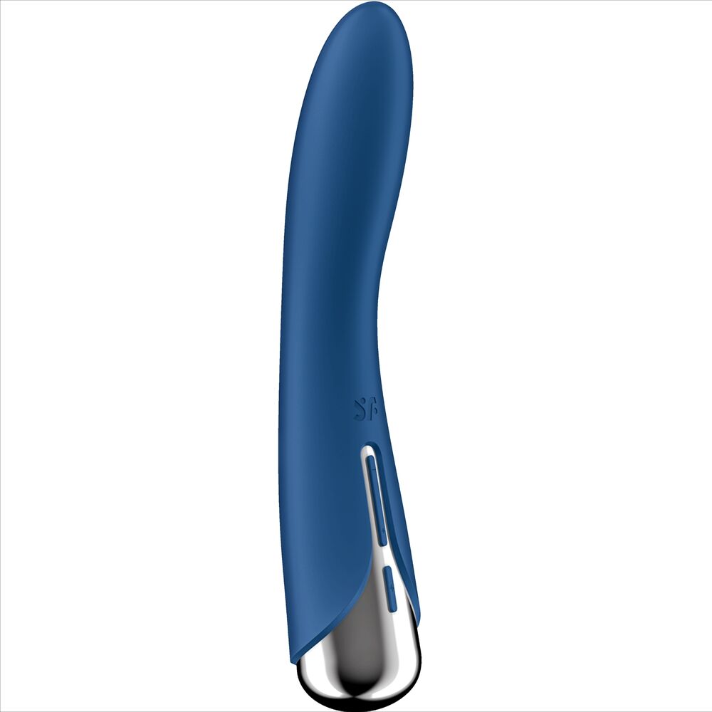 SATISFYER - SPINNING VIBE 1 VIBRADOR ROTADOR G-SPOT AZUL - AZUL