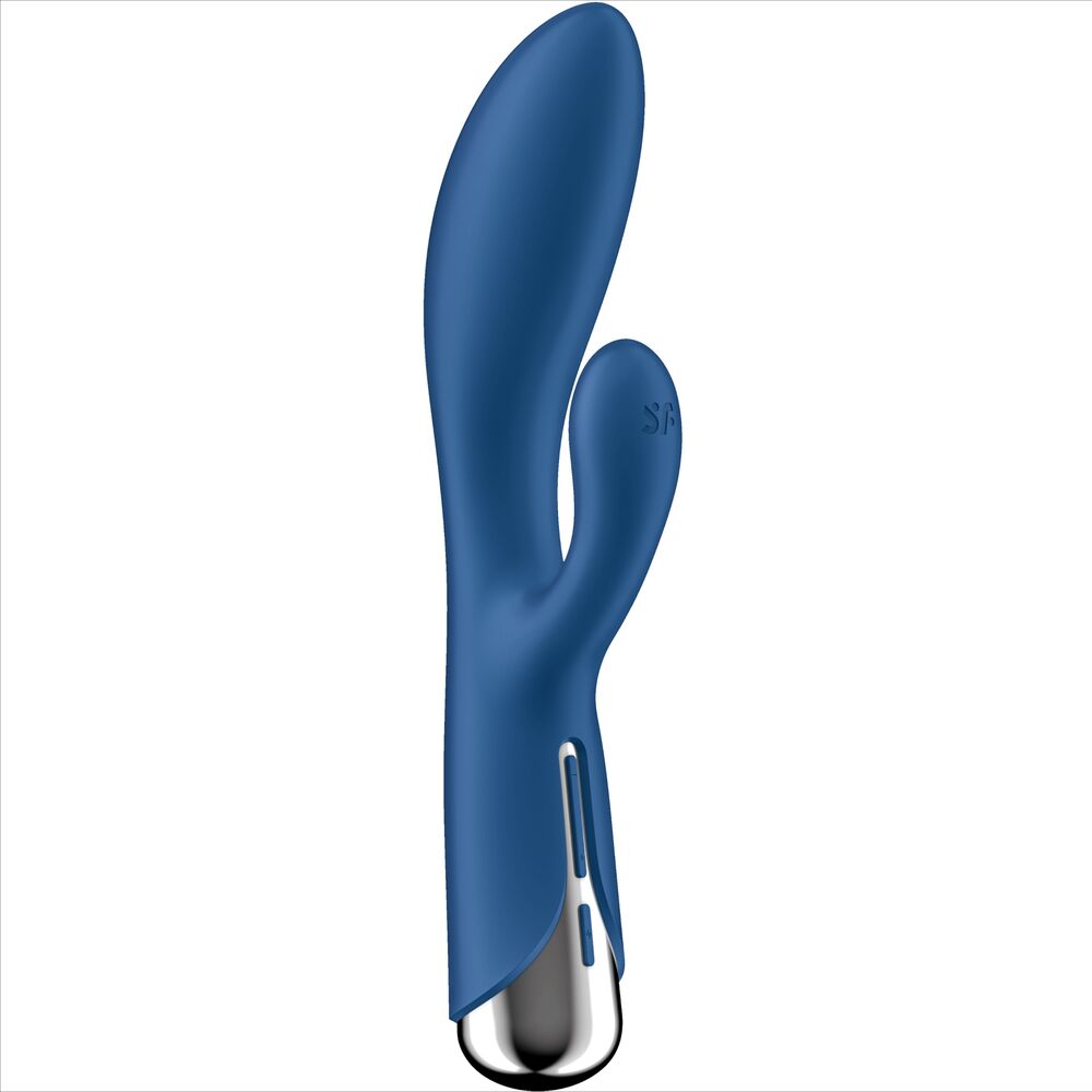 SATISFYER - SPINNING RABBIT 1 ESTIMULACION CLITORIS Y PUNTO G ROJO - AZUL