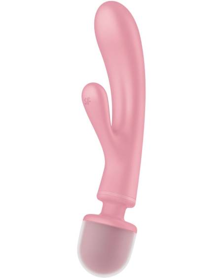 Satisfyer Triple Lover Massajador Vibrador Rosa