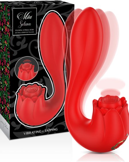Estimulação vibrante e com pulsação MIA SELENA vermelho