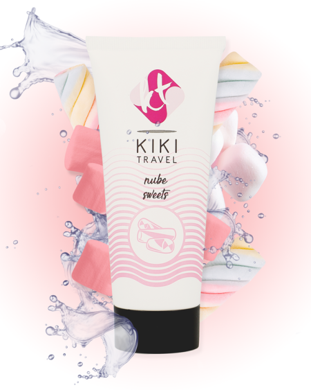 Lubrificante sabor a nuvem Kiki Travel 50 ml