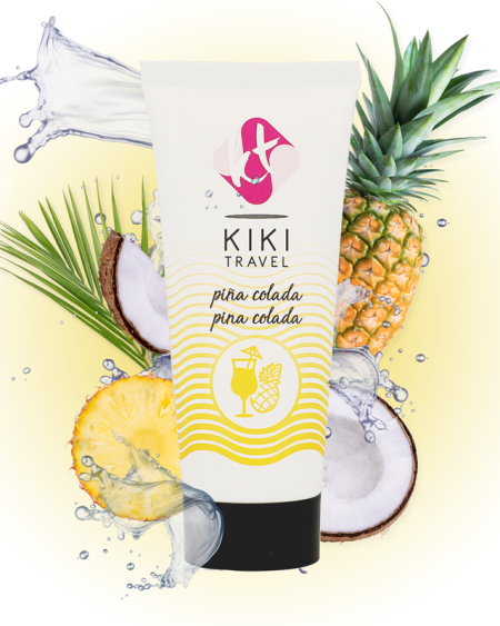 Lubrificante sabor a Piña Colada KIKÍ TRAVEL 50 ml
