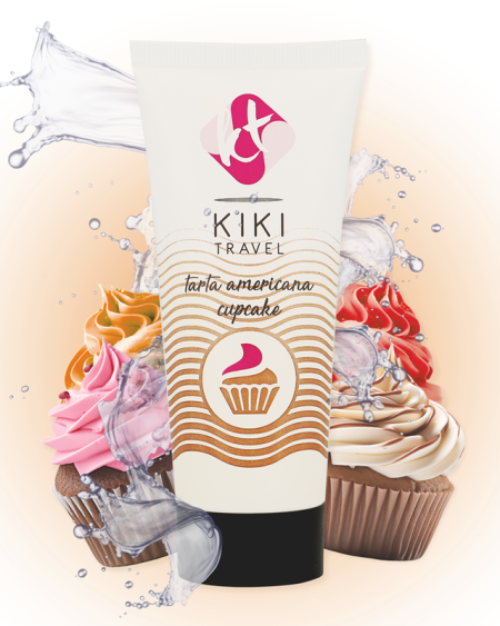 Gel deslizante sabor a tarta americana cupcake KIKÍ TRAVEL 50 ml