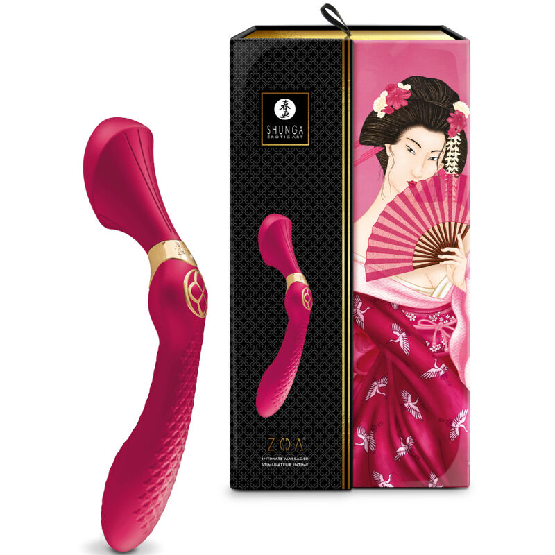 SHUNGA - ZOA MASAJEADOR INTIMO ROSA - FUCSIA