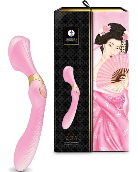 Massajador íntimo ZOA rosa da SHUNGA