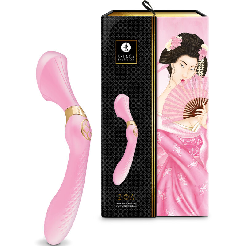 Massajador íntimo ZOA rosa da SHUNGA