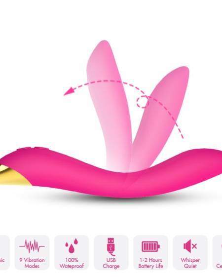Vibrador Flamingo ARMONY de formato curvo e flexível