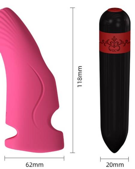 ARMONY - AURORA VIBRADOR DEDAL FUCSIA