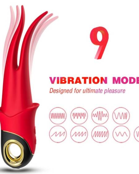 Vibrador pinça vermelho ARMONY