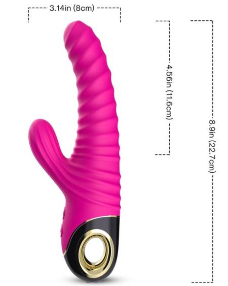 Vibrador coelho Eternity da ARMONY VIBRATORS, com design curvo e esguio