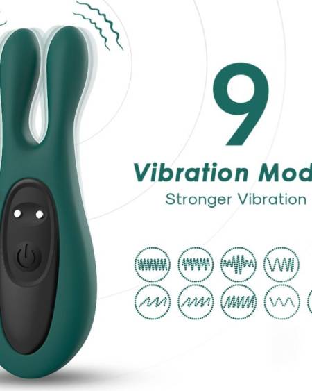 Estimulador e Vibrador Rabbit Verde da ARMONY