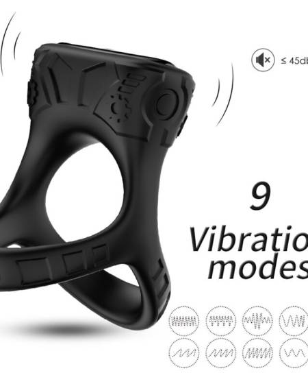 Anel vibrador multiposição ARMONY em silicone médico
