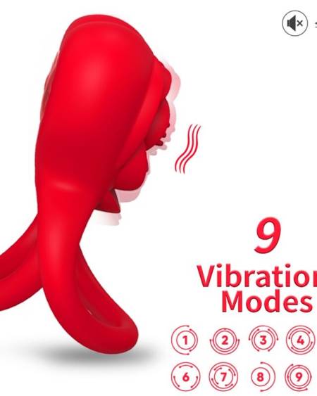 Anel vibrador Coração Vermelho da ARMONY