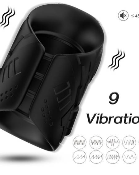 ARMONY - MASTURBATOR & VIBRADOR NEGRO