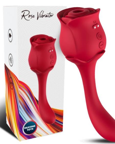 ARMONY - ROSELOVER SUCCIONADOR CLÍTORIS & ESTIMULADOR ROJO
