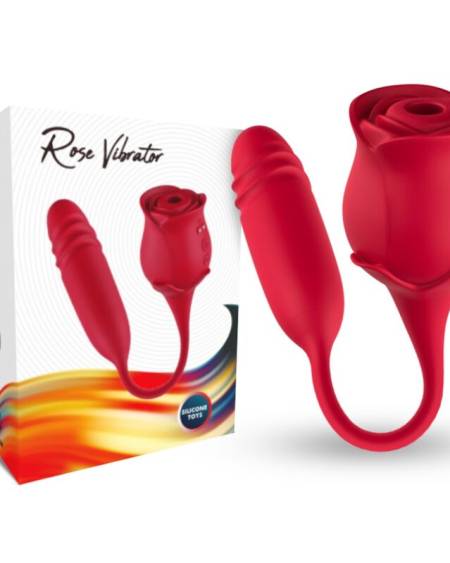 ARMONY - ROSEKNIGTH SUCCIONADOR CLÍTORIS & VIBRADOR ROJO