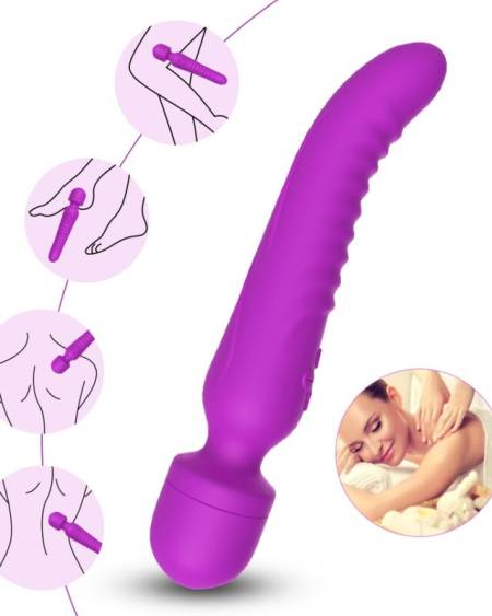ARMONY - MISSION MASAJEADOR & VIBRADOR EFECTO CALOR VIOLETA