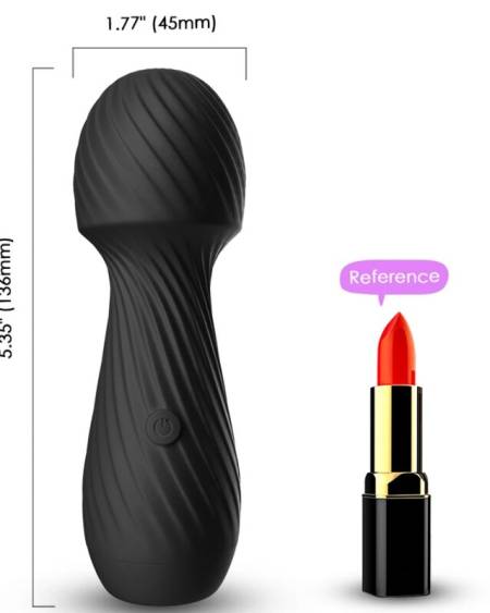 ARMONY - DAZZLE MASAJEADOR & VIBRADOR PEQUEÑO NEGRO