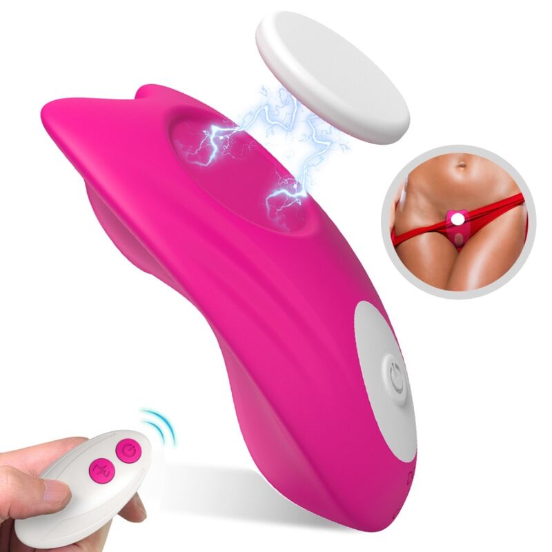 Vibrador para cuecas ARMONY Butterfly com comando remoto e clip magnético