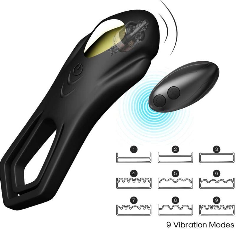 Anel vibrador Roadster da ARMONY em preto