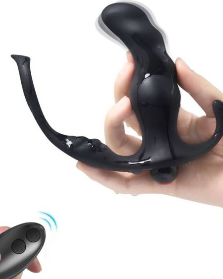 ARMONY - KNIGHT VIBRADOR ANAL PROSTATA & ANILLO CONTROL REMOTO NEGRO