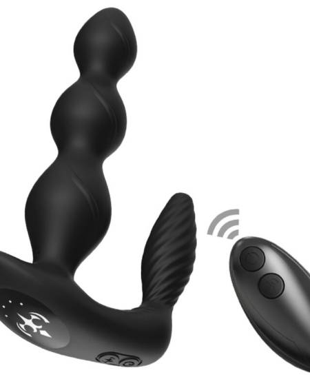 Vibrador e Estimulador Plug Anal Manfun da ARMONY na cor preta