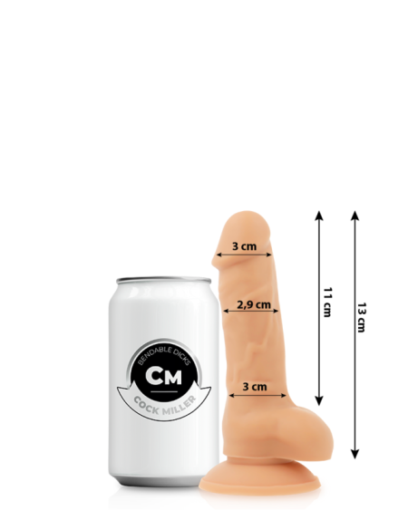 COCK MILLER - SILICONA DENSITY COCKSIL ARTICULABLE 13 CM