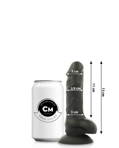 COCK MILLER - DILDO REALÍSTICO SILICONA DENSITY ARTICULABLE 13 CM
