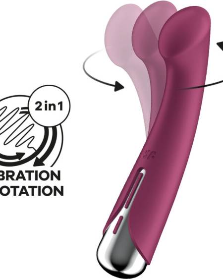 Satisfyer Spinning G-Spot 1 Vibrador Rotador Vermelho