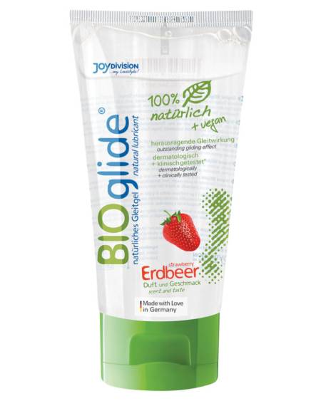 Lubrificante JOYDIVISION BIOGLIDE sabor fresa 80ml