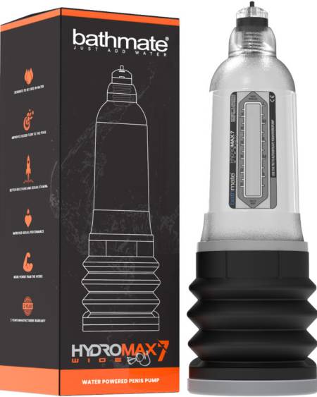 BATHMATE HYDROMAX 7 WIDE BOY X30 TRANSPARENTE