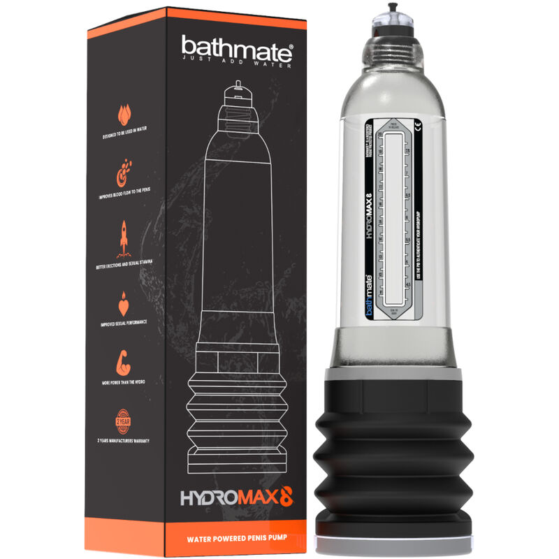 Bomba para o pénis Hydromax8 Transparente