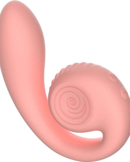 Snail Vibe Gizi estimulador dual rosa