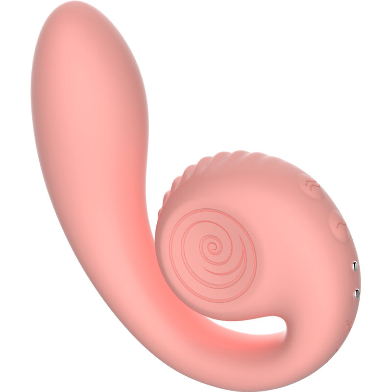 Snail Vibe Gizi estimulador dual rosa