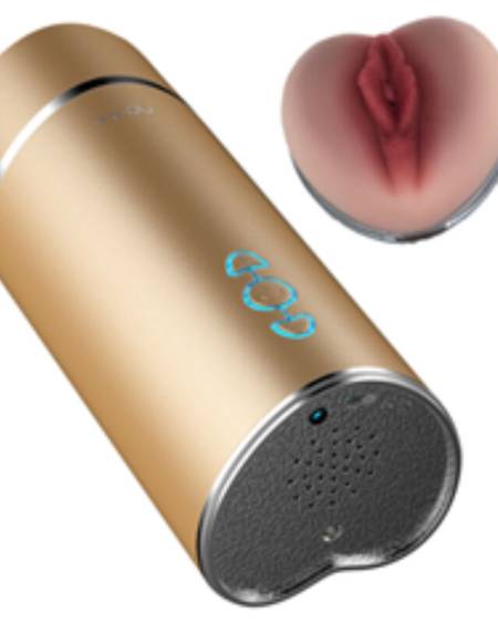 Masturbador Vibrador Vagina Dourado da Armony