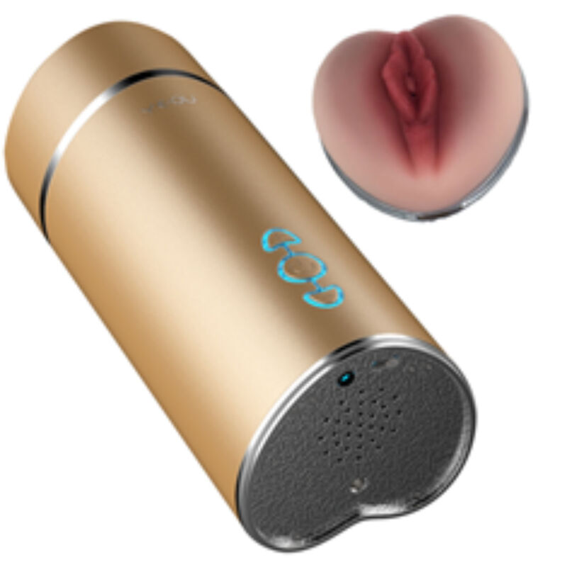 Masturbador Vibrador Vagina Dourado da Armony