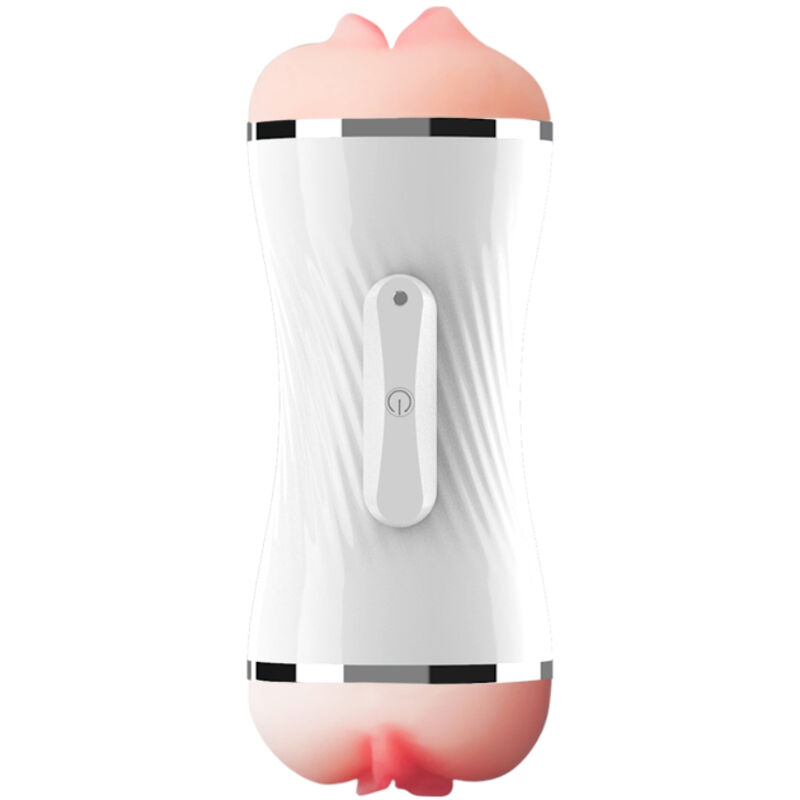 Masturbador vibrador duplo da Armony com vagina e boca