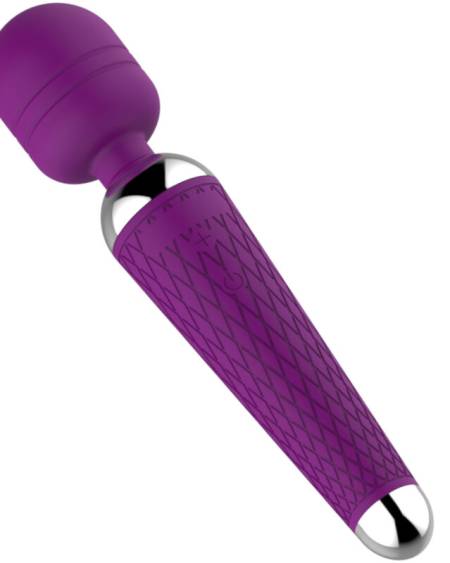 Massajador e Vibrador de Cabeça Flexível Violeta Armony