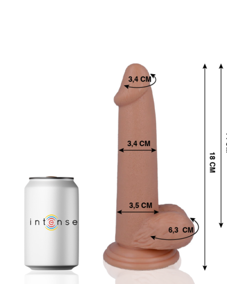 MR INTENSE - 10 PENE REALÍSTICO 18 CM -O- 3.4 CM
