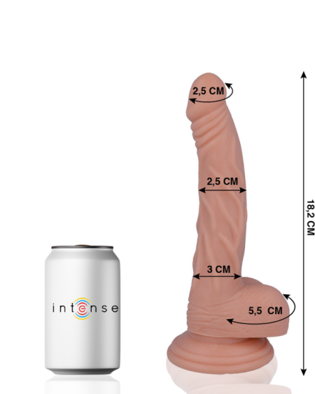 MR INTENSE - 12 PENE REALÍSTICO 18.2 CM -O- 2.5 CM