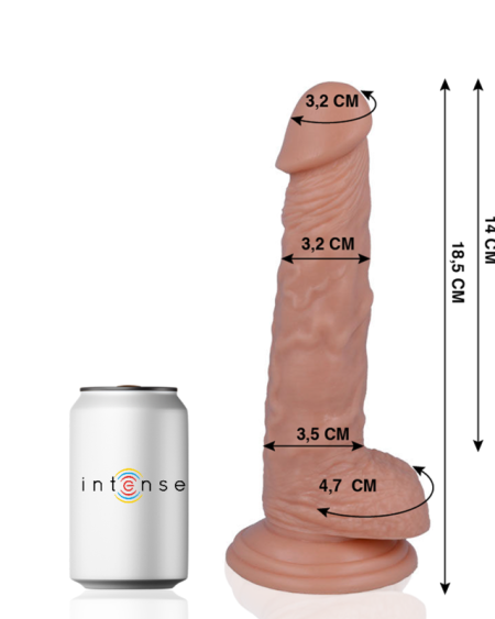 MR INTENSE - 13 PENE REALÍSTICO 18.5 CM -O- 3.2 CM