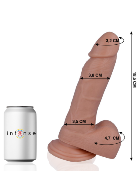 MR INTENSE - 14 PENE REALÍSTICO 18.5 CM -O- 3.8 CM