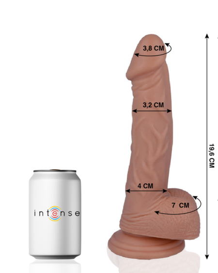 MR INTENSE - 16 PENE REALÍSTICO 19.6 CM -O- 3.2 CM