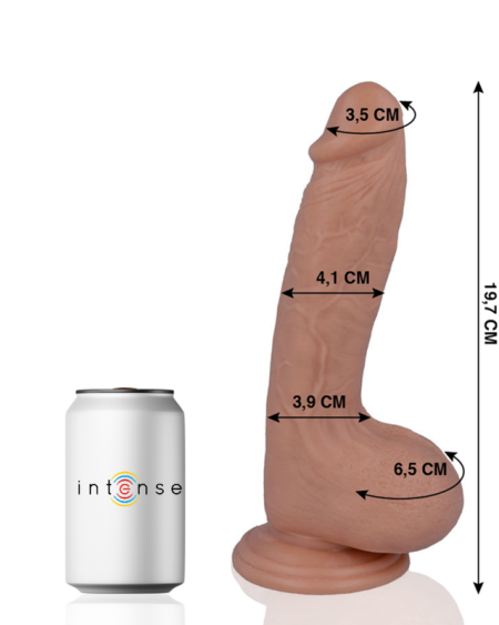MR INTENSE - 17 PENE REALÍSTICO 19.7 CM -O- 4.1 CM